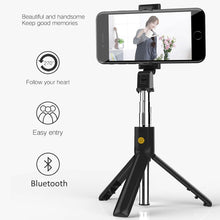 Load image into Gallery viewer, 3 in 1 Wireless Bluetooth Selfie Stick for iphone/Android