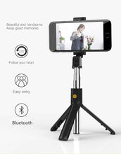 Load image into Gallery viewer, 3 in 1 Wireless Bluetooth Selfie Stick for iphone/Android