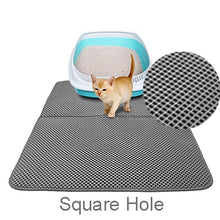 Load image into Gallery viewer, VIVAelectronic Cat Litter Mat EVA Double-Layer Pet Cat Mats with Waterproof
