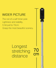 Load image into Gallery viewer, 3 in 1 Wireless Bluetooth Selfie Stick for iphone/Android
